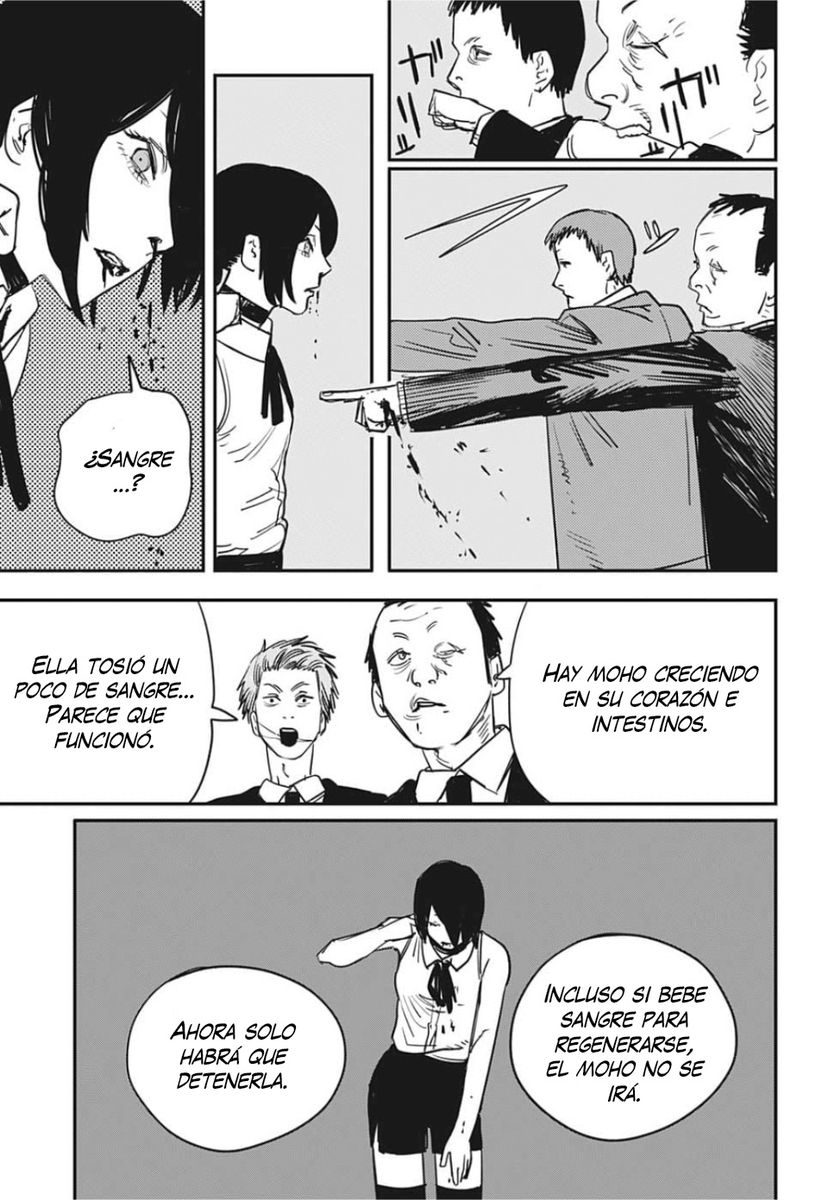 Torment_strike's tweet photo. Para mí, la habilidad que Makima usó contra el yakuza y a Oscuridad le pertenece al Demonio del Moho. Seguramente lo tenía bajo su control, por lo que podía utilizar su habilidad libremente sin necesidad de hacer un contrato. https://t.co/B7ZBfhXDce