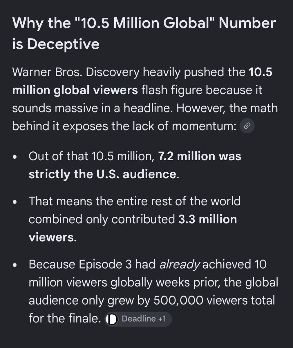 Neil_Beri's tweet photo. @harleking55 @DeadmanBostonB @sylabdul Of course the data doesn’t lie. 
Maybe next time analyze the data instead of using headlines to prove your “point”. 
The show may be stuck at 7th on the Acquired which is HORRIBLE even with the 10.5M viewers as you can see. https://t.co/OCLp8vVzB9
