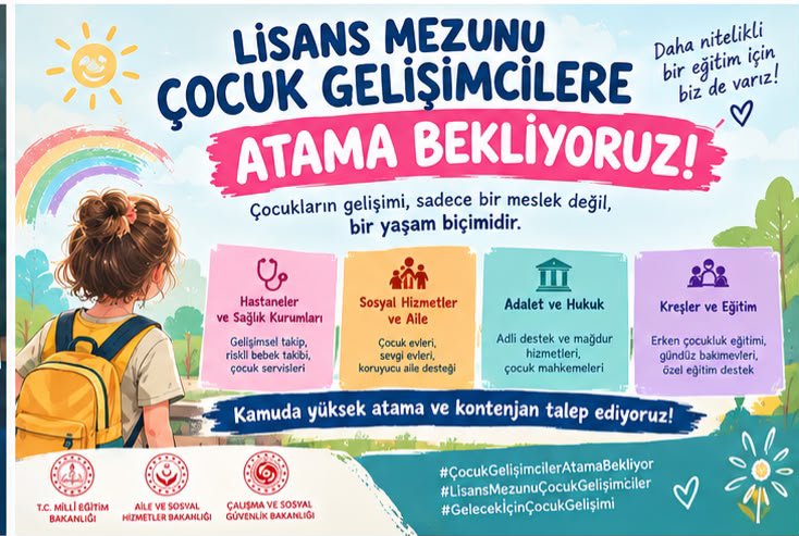 kbraxzdi's tweet photo. Kronik hastalığı nedeniyle uzun süre hastanede yatan (onkoloji vb.) çocukların gelişimsel olarak akranlarından geri kalmaması psikolojik bir lüks değil, tıbbi bir zorunluluktur. Hastanelere çocuk gelişimci şart!  #3BinlisansCocukGelisimci @saglikbakanligi https://t.co/2E8rmFOejg