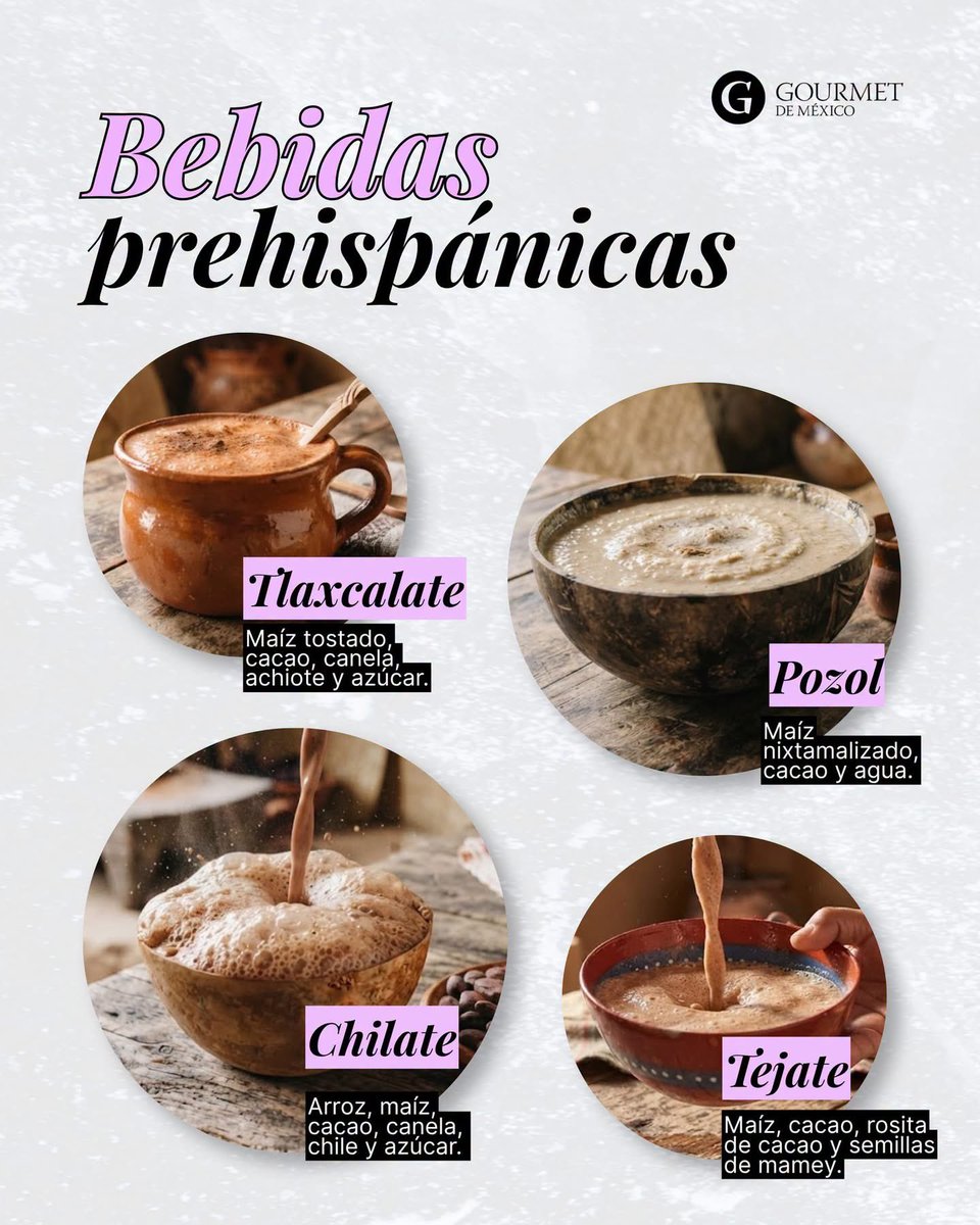 VERO_MIER's tweet photo. Bebidas preshispanicas https://t.co/JZDXi3FMVC