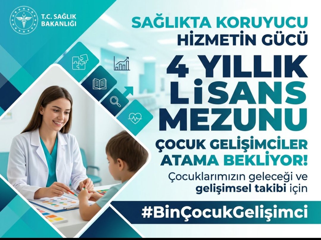 SifaGoktas's tweet photo. Her çocuğa ulaşip, takibinin yapılabilmesi için ASM'lerde Çocuk Gelişimci ataması gerekmekte
Sağlıklı çocuk, sağlıklı nesil için #3BinLisansCocukGelisimci
@adalet_bakanlik 
@tcailesosyal 
@HMBakanligi https://t.co/XslLb9JpYW