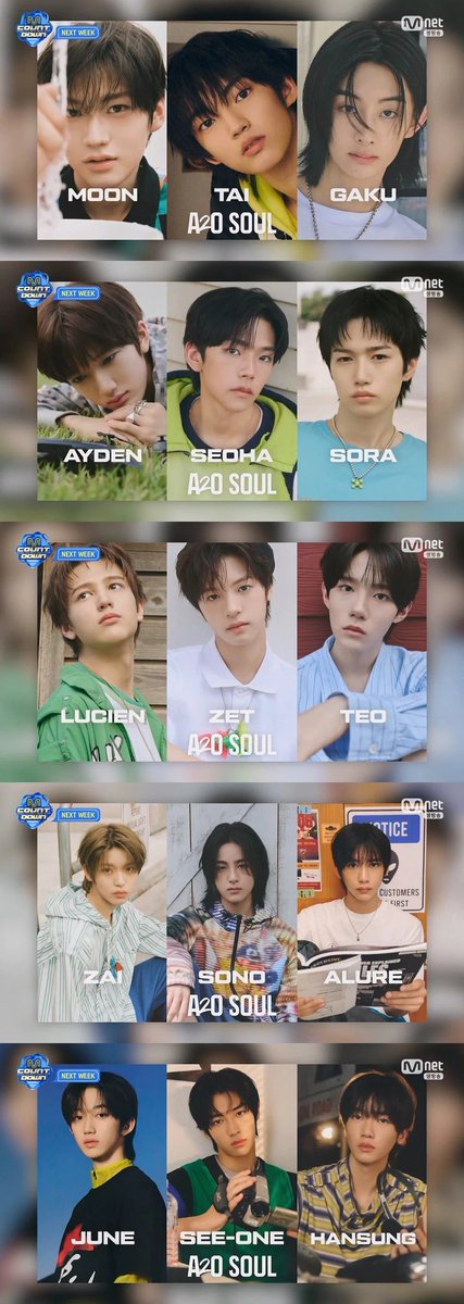 A2OTrend's tweet photo. #A2OSOUL: 

MEMBERS ARE:

#MOON #TAI #GAKU     
#AYDEN #SEOHA #SORA
#LUCIEN #ZET #TEO
#ZAI #SONO #ALURE
#JUNE #SEE-ONE #HANSUNG 

Follow the boys: @A2O_SOUL https://t.co/SYhSZIAA79