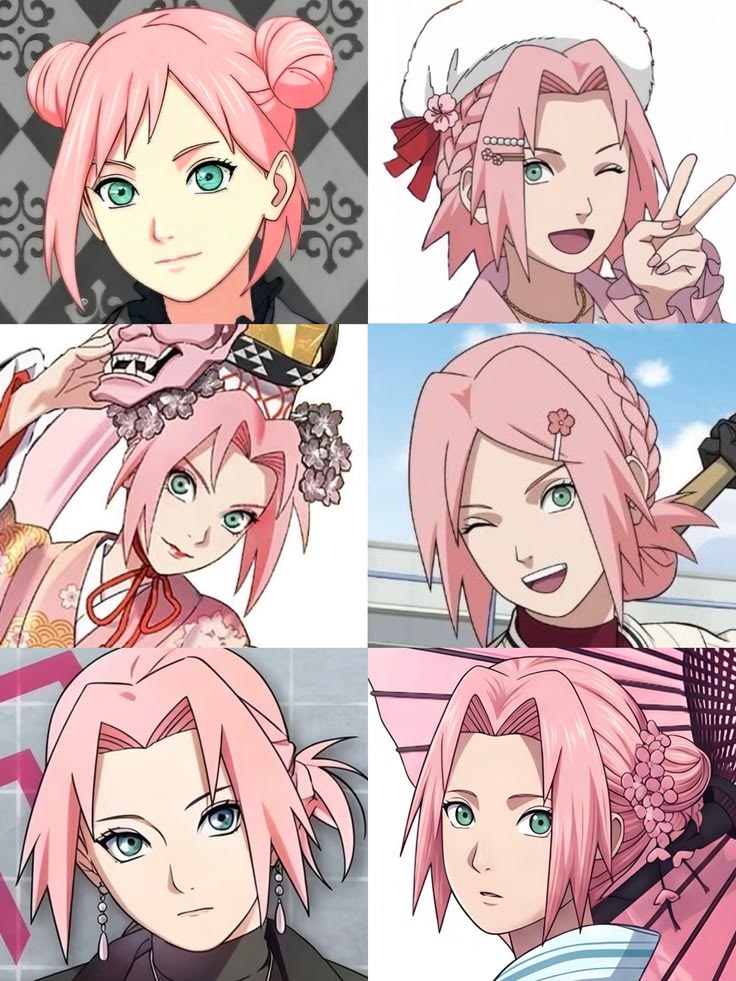 sakurholic's tweet photo. Sakura haruno hairstyles🌸 https://t.co/dYWieSFrtz