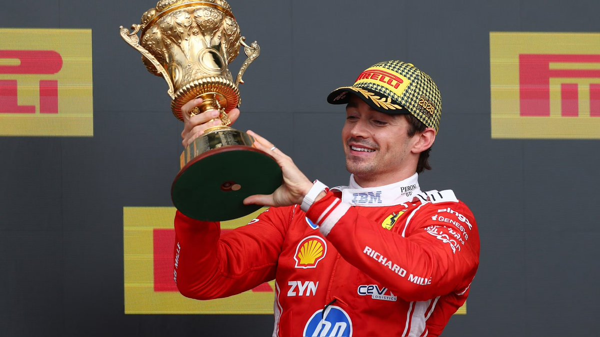 F1GuyDan's tweet photo. The last time Charles Leclerc started P2 &amp; Lewis Hamilton started P3, Leclerc won the race 👀 

Even wilder, this also last occurred on a sprint weekend where the sprint winner started the GP race on pole position

Singapore is following the Silverstone script https://t.co/LtFCY584jT