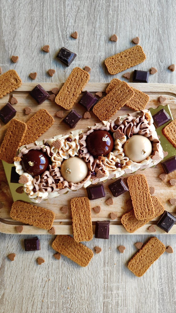 S_Flrs's tweet photo. Cake marbré chocolat spéculoos ! 👩🏻‍🍳🍫🤎

P'tite impro pour ce week-end et je suis satisfaite de moi, il était trop bon ! https://t.co/XOaRlgps0r