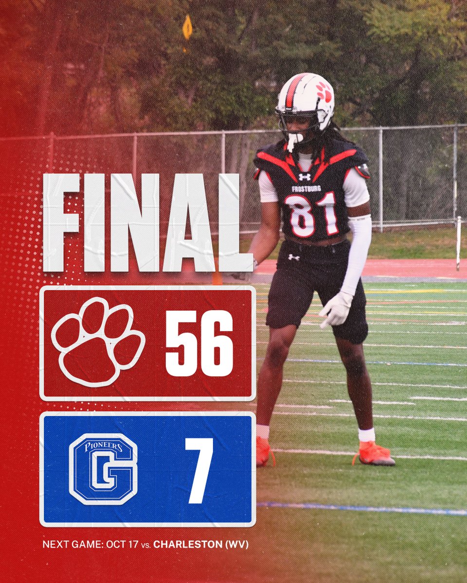 frostburgsports's tweet photo. Team hit all the right notes for the 49-point road DUB and a record-setting day for Peyton in his first career start! #BobcatPride https://t.co/nyXWqK1LuN