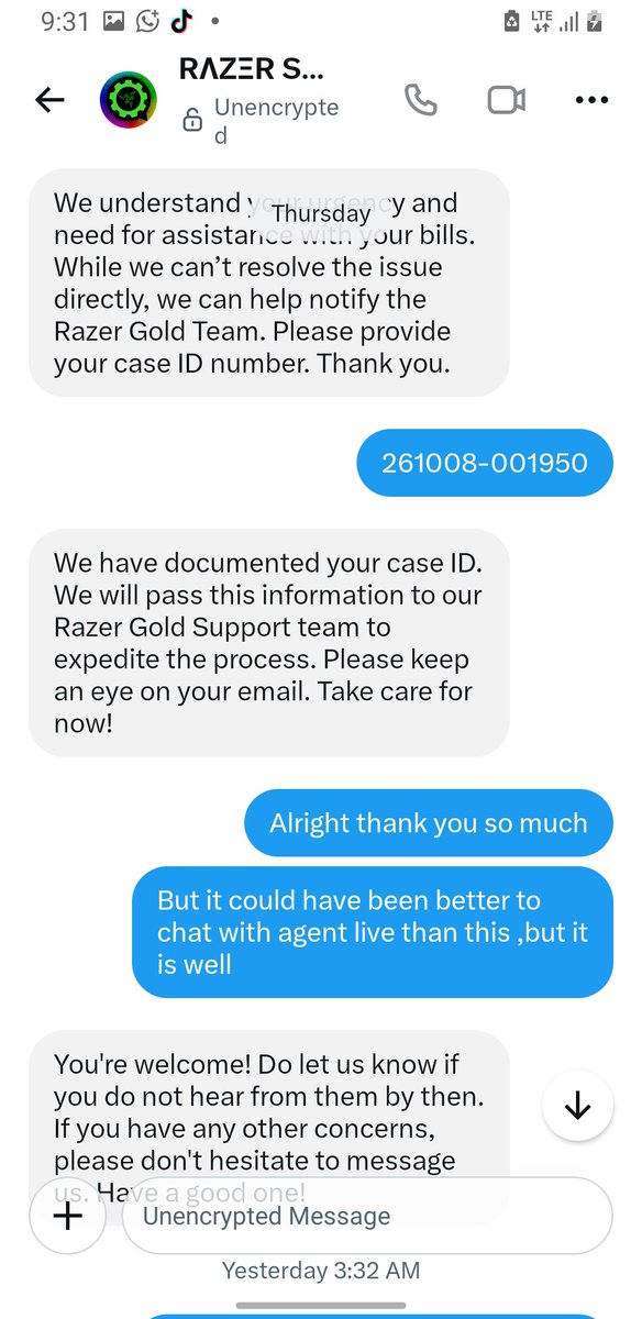 Cryptohub60's tweet photo. Hello guys stop buying razer gift if you try contacting them they will report your account and get it banned permanently 

Razer are scamming 

If this account got banned again its their with, they want want reap me 
@RazerSupport is a scam 

@RazerSupport @Razer https://t.co/e8LPVLCBns
