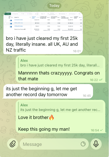 iselltraff's tweet photo. you are COOKED if you can't clear $20K+ per month running casino traffic in 2026

1. you can use AI to generate 300 ad creatives in 15 minutes
2. you can cloak a campaign past review and stop burning spend on rejected ads
3. you can clone one winning creative across 20 GEOs and print the same payout in every one
4. you can hire account farmers for $3/hr to keep your BM farm stocked

100 years ago you needed your life savings just to START a business

today you can get a cloaked campaign live with a farmed account and a laptop in minutes

my students who started with zero media buying experience 4 ago are running $90K month in affiliate profits now

I got a student Alex who was earning minimum wage at an coffee shop in March this year... now he's doing $90K/month in affiliate profit.

to help you guys, I've decided to LEAK the full $3K to $10K Casino Campaign Case Study, the exact breakdown of how $3,000 in spend turned into $10,031 in CPA revenue across 4 GEOs, for free for the next 24 hours

30 days. the full campaign across 4 GEOs turning $3,000 into $10,031 in CPA revenue. usually only inside my $3K coaching tier.

what's inside:

→ the exact PWA funnel that turned $3,000 in spend into $10,031 in CPA revenue
→ the GEO split behind 287 depositors across 4 markets
→ why one properly cloaked account can out-earn ones burning way more budget
→ the account farm setup that kept the campaign live for the full 30 days
→ the creative testing process that found the winning angle without overtesting
→ how to read the CPA math so you know exactly when to scale

DELETING IN 24 HOURS

comment "3K10K" and I'll DM you the case study

must be following + retweet to receive