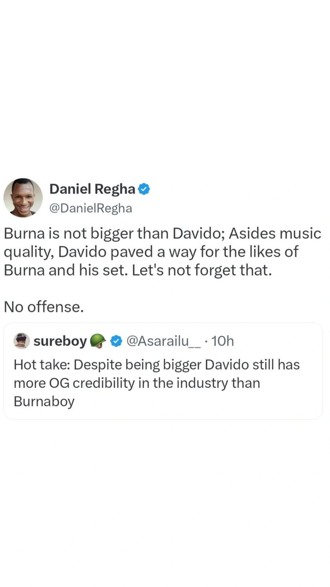 naijaworldmedia's tweet photo. Who agree with this???? Comment below respectfully.
Remember to Follow Us For More π @naijaworldmedia
.
.
#naijaworldmedia #Davido https://t.co/I9NhQvfoQQ