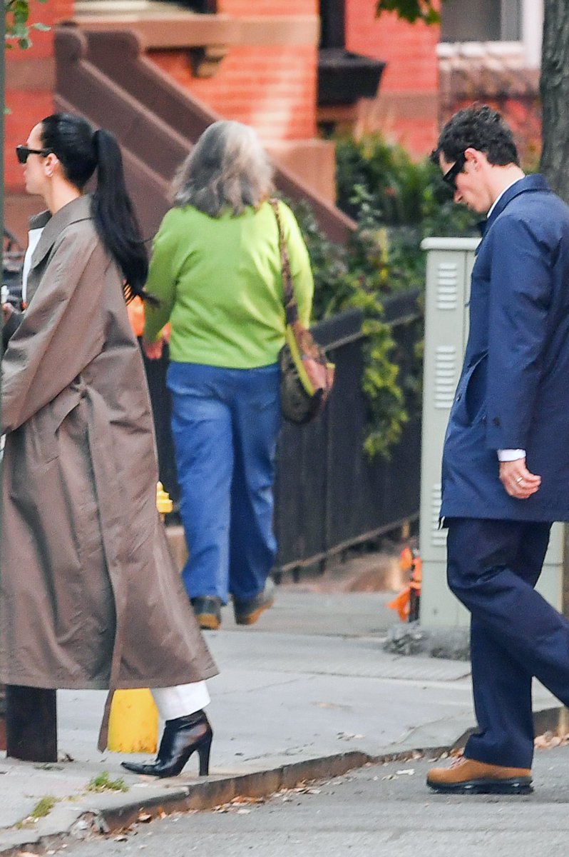 BuzzCrave_'s tweet photo. Dua Lipa and her husband Callum Turner spotted out in New York.🗽 https://t.co/2iWE6mxOpi