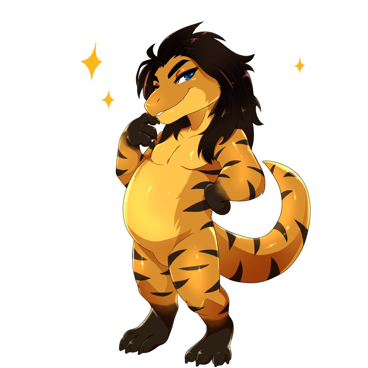 peonyfluff's tweet photo. A little sass, a little charm, and a whole lot of tiger energy!🐯✨ Sticker Commission for @Chimbota2 

#Furry #FurryArt #FurrySticker #Fursona #TigerFursona #AnthroArt #AnthroCharacter #FurryCommunity #FurryFandom #DigitalArt #CharacterArt #FurryArtist #OCArt #StickerArt https://t.co/oF7rc1SpuW