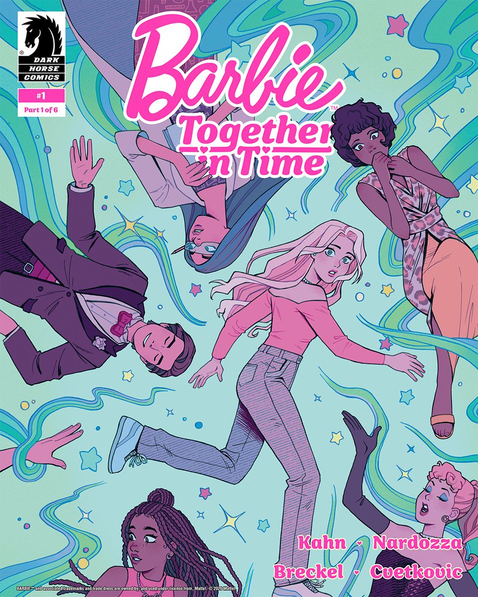 DarkHorseComics's tweet photo. Barbie is back in comic form! ✨

Follow @Barbie on a time-bending adventure through the eras, in Barbie: Together In Time. Coming next February from Dark Horse Comics.

Details: https://t.co/akIzMHCSaQ

By @benthekahn, @natalienardozza, @angienessyo and @GoFrankGo https://t.co/GDSk0F72Ro