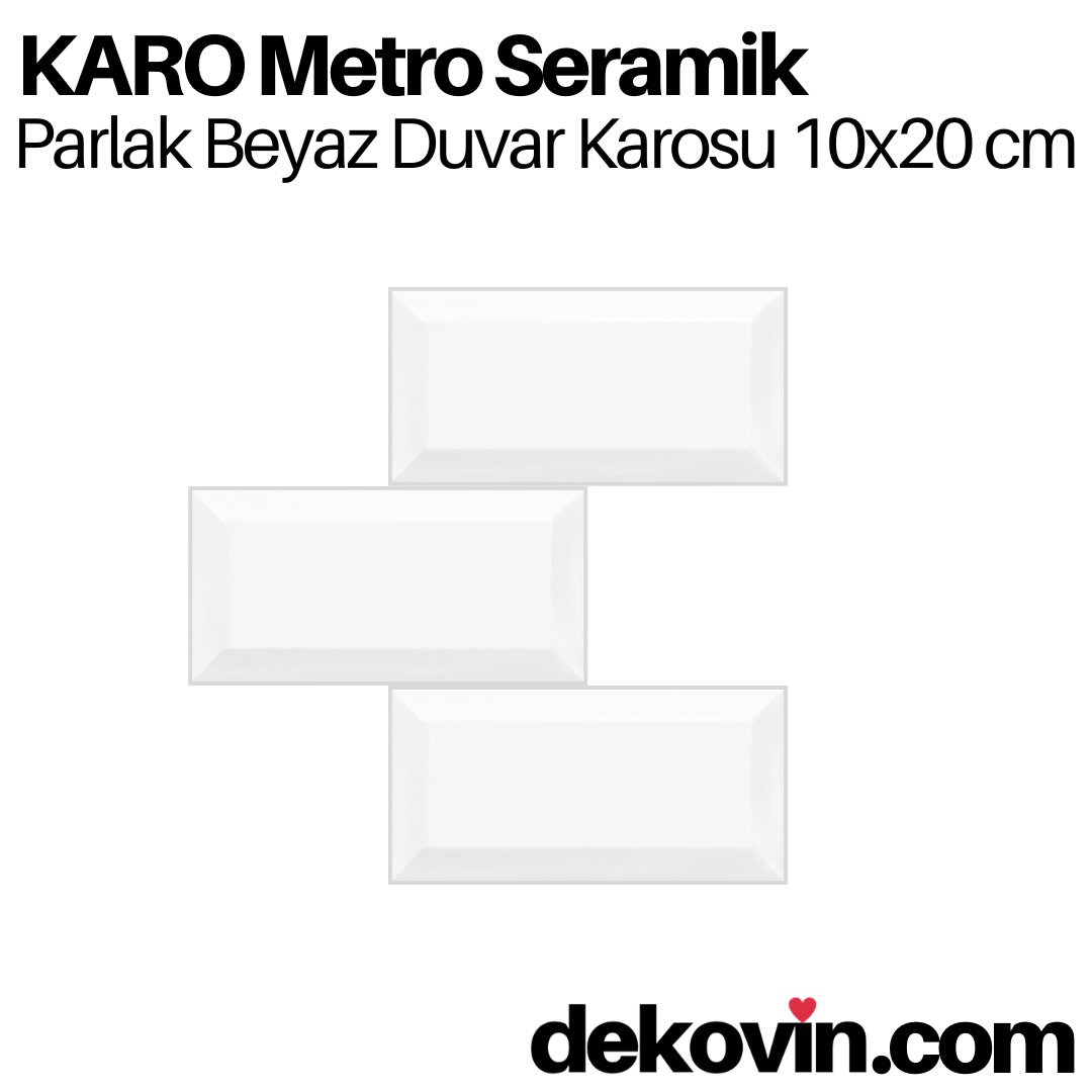 dekovincom's tweet photo. Özellikle cafelerde veya restoranlarda, konut mutfaklarında tezgah arası seramik seçiminde; eski günlere döndüren tasarımı ile KARO Metro Seramik 10x20 cm Parlak Beyaz Duvar Karosu son yıllarda trend! #dekovincom #karometroseramik #10x20duvarkarosu #mutfaktezgaharasıseramik https://t.co/JvArsvQrZK
