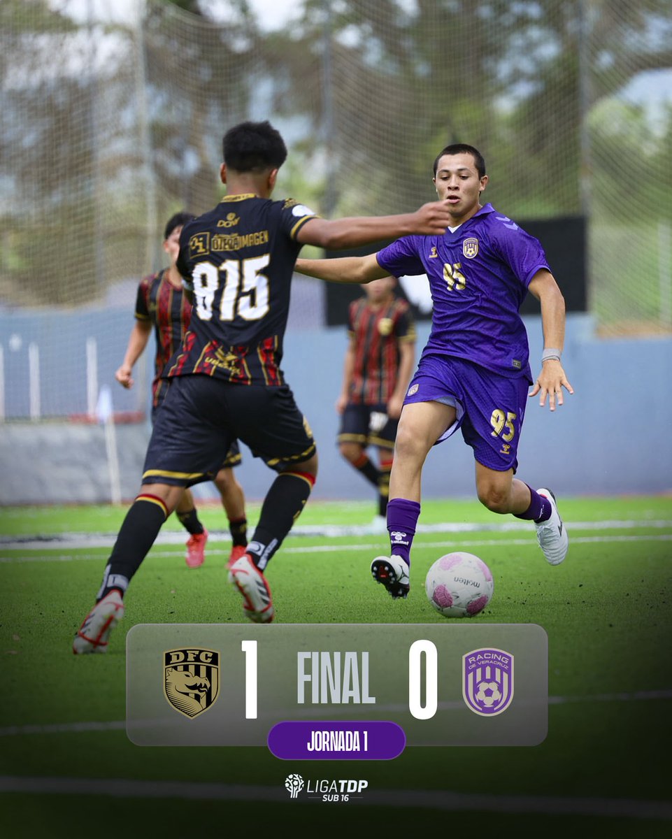 RacingTDP_Sub16's tweet photo. ⏱️ | ¡𝙁𝙄𝙉𝘼𝘼𝘼𝘼𝘼𝘼𝘼𝘼𝙇!

¡Termina el partido en Oaxaca! 

🐉 | DRO | 1-0 | RAC | 😈

#NuestroCorazónNuestroEscudo💜 https://t.co/k7fdtB53k0