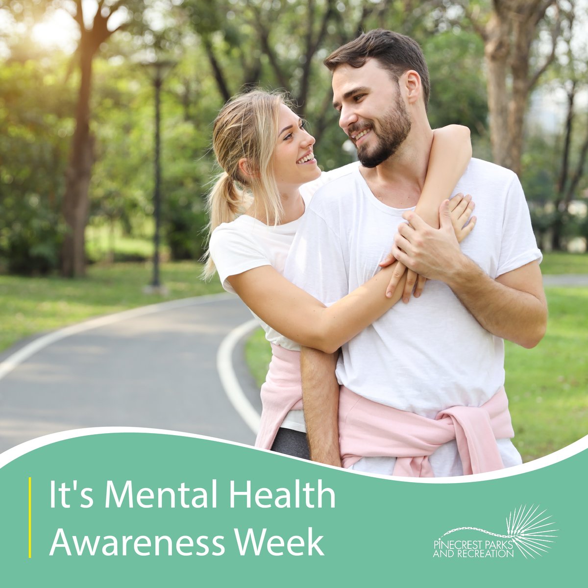 pinecrestfl's tweet photo. Taking care of your mental health matters 💚 Call or text 988 anytime. #WorldMentalHealthDay #PinecrestParks #Pinecrestfl #Pinecresting #PinecrestKind https://t.co/QyzeaYg0VU