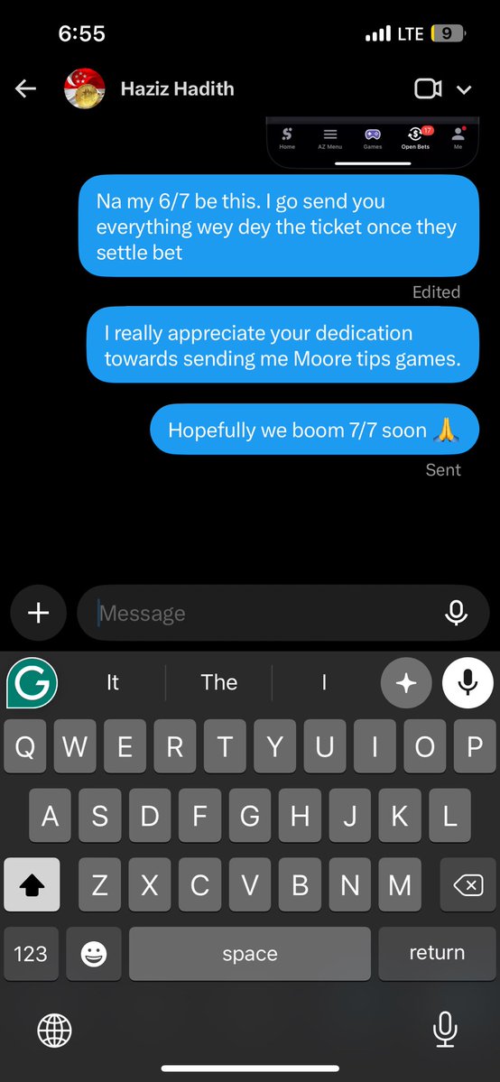 TKKKSPORTS's tweet photo. A token of appreciation 

@HadithHazi36402 

In case I forget, remind me

I am grateful@

I believe you my boss @officialmoore7 7/7 soon https://t.co/DeNQFg3che