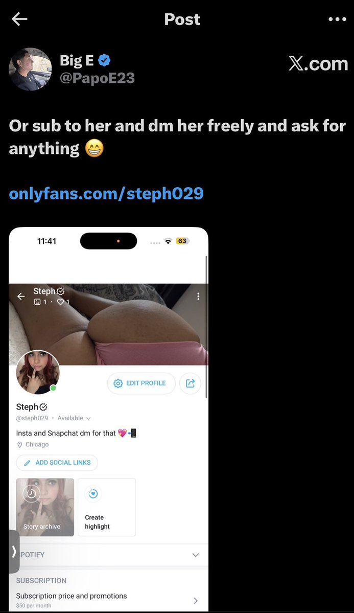 emujazwki's tweet photo. More screenshots, do not buy from @PapoE23 nor sub to OnlyFans /steph029 you will be scammed 

#buyingcontent #sellingcontent #nsfwtwt #contentcreator #scammer #jolietIL #chicagosuburbs #plainfield #boolingbrook https://t.co/qWVdXe92Zj