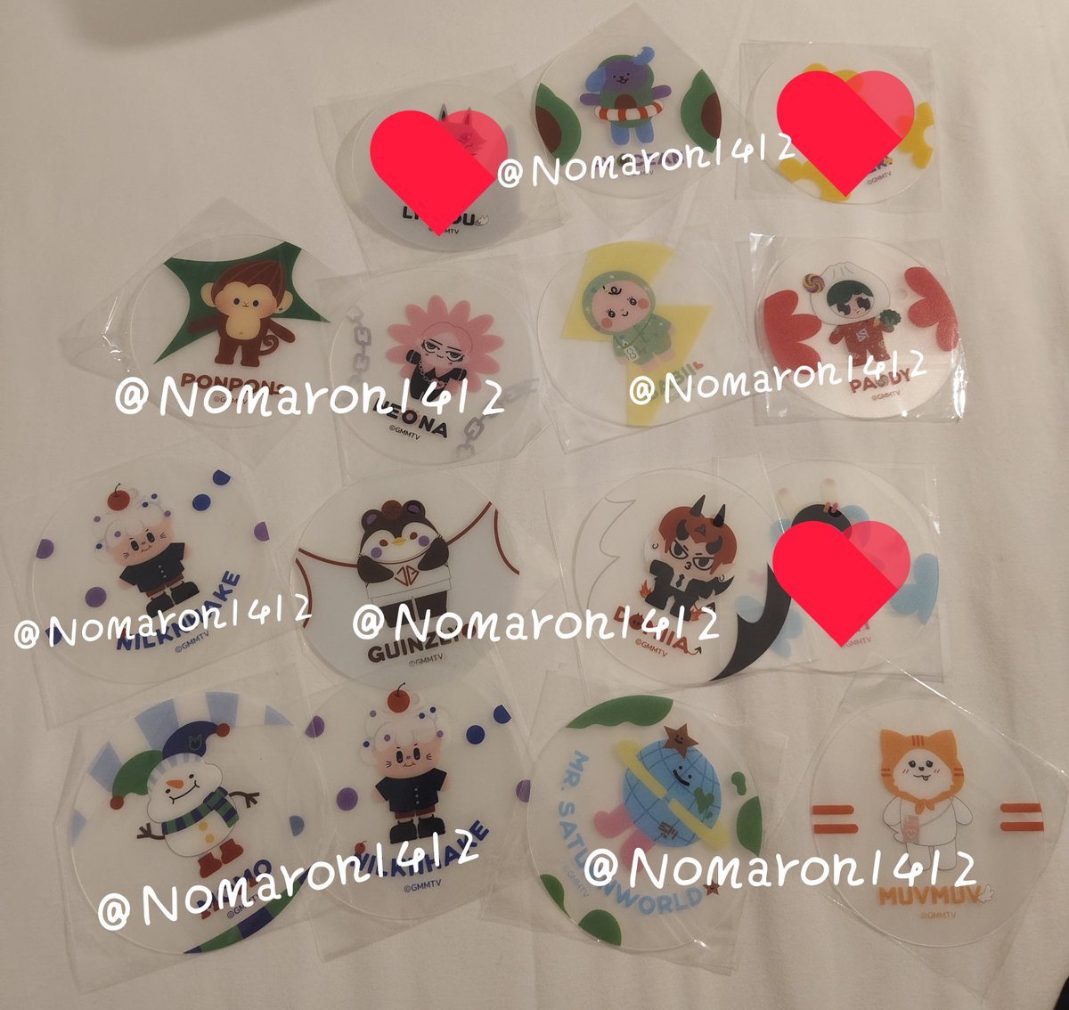 Nomaron1412's tweet photo. หาแลก

เรา : เชี่ยน เมี่ยง นีน่า ป้อน
คุณ : ซัง เจเวล

หลานอื่น ใบละ30 ค่าส่ง 35 (เหมาส่งฟรีแถมโปสการ์ด1ใบคับ)

#GMMTVFANIVAL2026HappyFamily
#ตลาดนัดgmmtv https://t.co/wNedwIYXTi