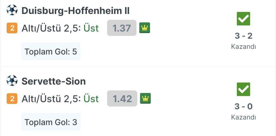AnalizzFutboll's tweet photo. ✅️✅️Kuponumuz Kazanmıştır. Değerlendiren Herkesi Tebrik Ederim ✅️✅️✅️✅️

📍Canlıdan yedi ama kupondan kurtardik. 

#iddaa #kupon #futbol #orananalizi #bahis https://t.co/F0BvoRRTif