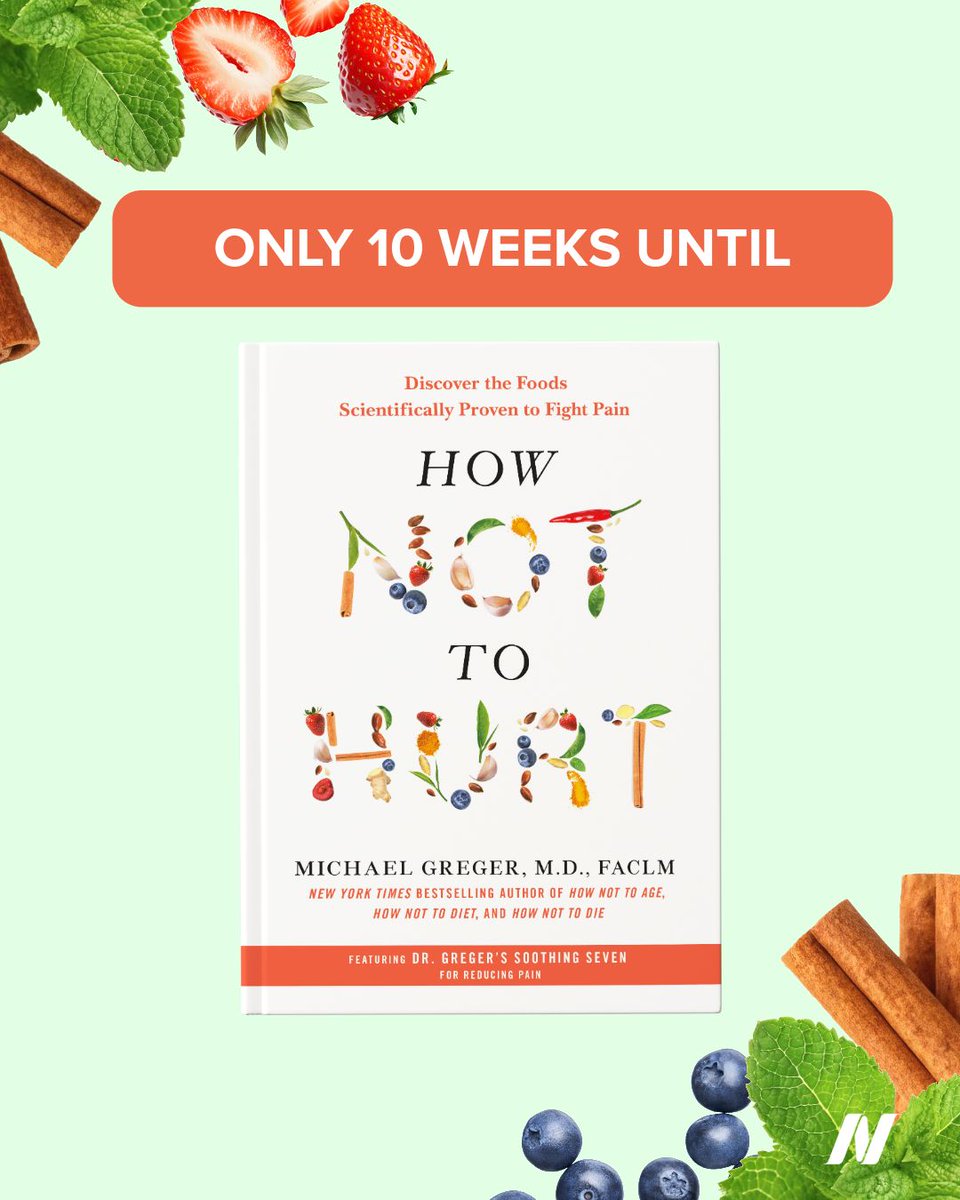 nutrition_facts's tweet photo. Dr. Greger recommends sticking to vitamin C–rich whole foods, such as citrus, strawberries, bell peppers, and broccoli. 

There’s more to pain relief than pills. How Not to Hurt will be released on December 15, but you can preorder it now at https://t.co/FOLc5clg4o. https://t.co/MflpdAFan2