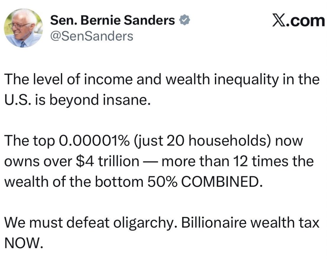 BasedMikeLee's tweet photo. Government intervention in the economy makes wealth disparity more severe, not less https://t.co/au3x8qlFeI