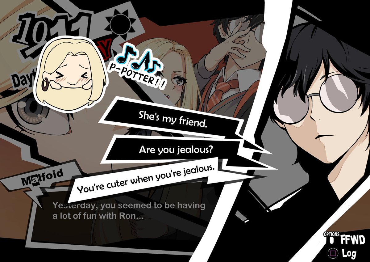 aurora823_art's tweet photo. English version #Malfoid #Persona5 https://t.co/zobA51Cft4