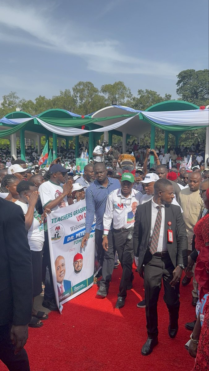 HyginusAgu12413's tweet photo. It was heartwarming to witness the massive support and unity of our teachers. I commend them for standing firmly with progressive leadership that prioritises education and the welfare of educators.

Ndi Udi remains solidly behind Our Governor, Our President and the All Progressives Congress.