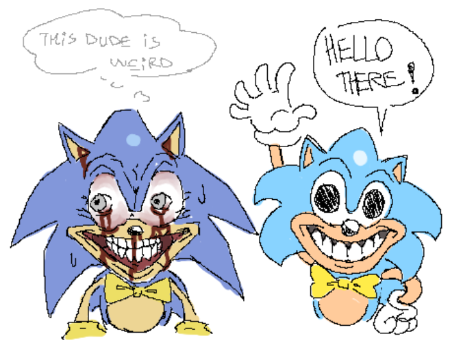 _funyman's tweet photo. confronting yourself or something
#sonicexe #execommunity #Joyousday https://t.co/aeG8uPlyXU