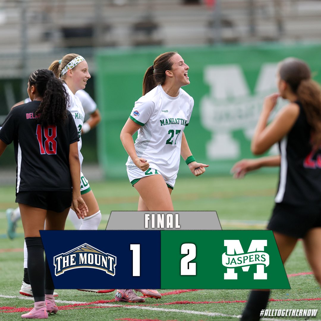 JaspersWSOC's tweet photo. ππππ-ππ-ππππ ππππ π€©
After two second-half goals from Olivia McMaster and Lauren Ahearn scored less than two minutes apart, your Jaspers have won two in a row for the first time since August βΌοΈ
#GoJaspers | #AllTogetherNow π’βͺοΈ https://t.co/ftCAQK8XHr