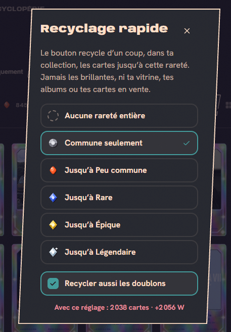 WIKIGOOOO's tweet photo. @octoberfirm5 faut utiliser le systeme de recyclage rapide 😎 https://t.co/TYA4A1CWUB