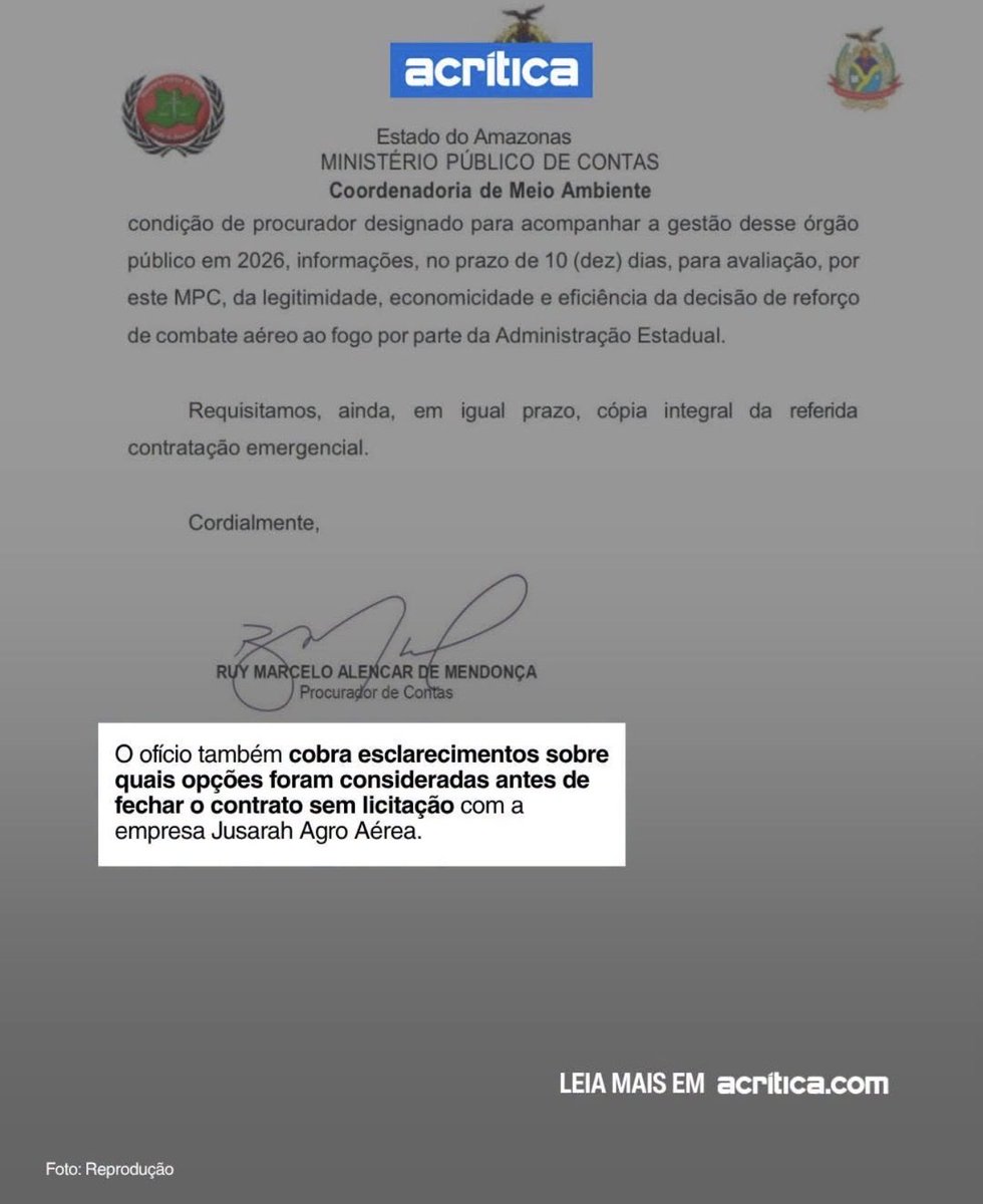 MayconMEDVET's tweet photo. 🚨 O Comandante do corpo de bombeiros do Amazonas mexeu com um vespeiro e q arque com as consequências da sua mentira

Ministério Público de contas deu o prazo de 10 dias para que a defesa civil do Estado responda para onde foi parar os R$2,5 milhões destinados as aeronaves. https://t.co/flasboGNon