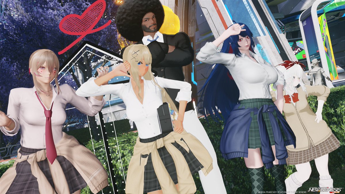 noutelier's tweet photo. 今日は２時間半一瞬でした…！
#PSO2NGS_SS #ミスラビ https://t.co/kOyRFwtcZ3