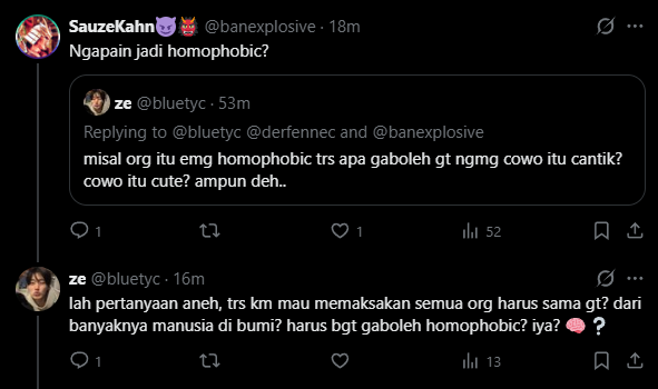 banexplosive's tweet photo. Ada ya.. org mewajarkan homophobic 🤣🤣 https://t.co/1VXfA7Ph8c