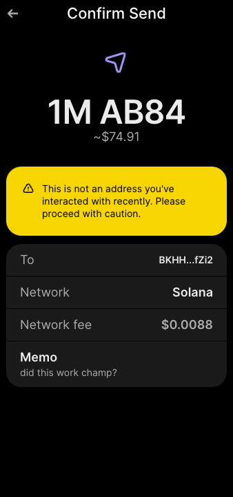 AB84coin's tweet photo. @JuanMorale92743 dd this work champ? https://t.co/ol8WQ86i7S