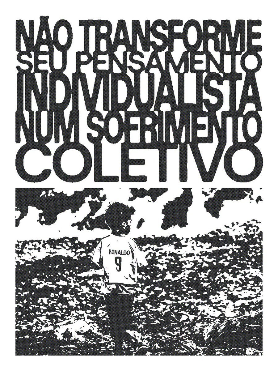 orenanlex's tweet photo. Não transforme seu pensamento individualista num sofrimento coletivo.
#toroctober #graphicdesigns #posterdesign #criativospelavirada #boralula https://t.co/MqtAd0np4I