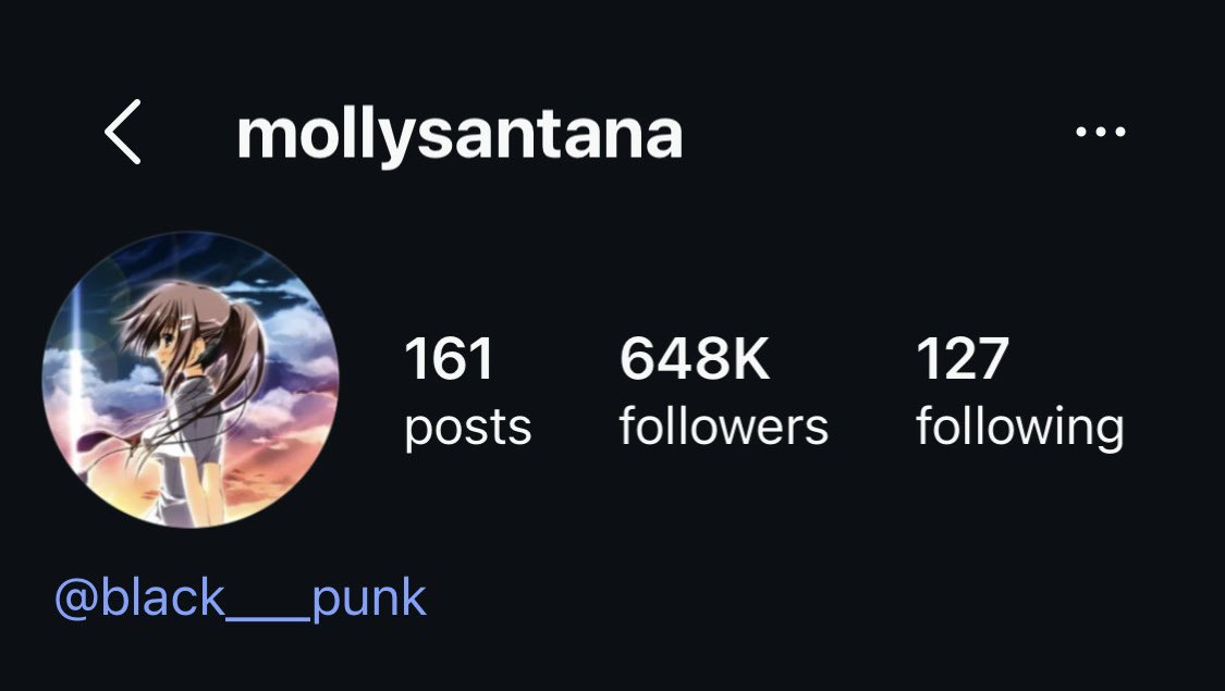 posefodapic's tweet photo. Bleood and Molly Santana are now matching pfps on Instagram 😭😭🚨 https://t.co/oqHcEhHAnL