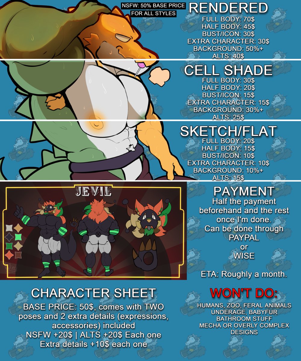 Attakai_Here's tweet photo. Updated my prices! Ask me for any questions! https://t.co/DB5Pk2pHop