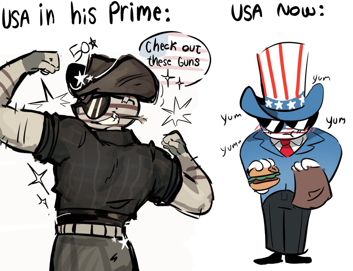 _the_333_'s tweet photo. yeehaw🇺🇸🇺🇸🇺🇸
#countryhumans #chtwt #America https://t.co/TMXhn8w26l