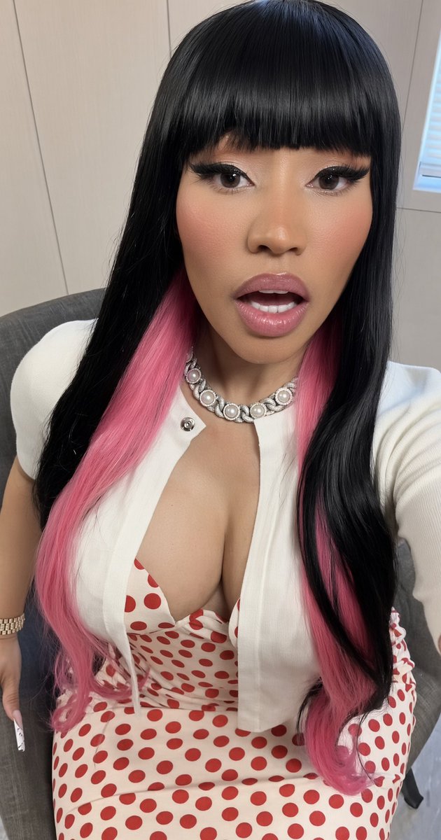 iammkasshh's tweet photo. the NEW look nicki minaj gave us I AM GAGGEDDDDDDDD 😭😍😍😍😍😍 @NICKIMINAJ https://t.co/rMyxlIC5pG