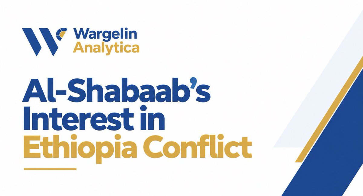 wargelinn's tweet photo. Al-Shabaab’s growing media attention to Ethiopia’s internal conflicts warrants closer scrutiny. 

The group’s media outlets appears increasingly interested in developments inside Ethiopia, raising important questions about how the organization might seek to exploit instability beyond Somalia’s borders.

One notable development is the participation of Nageeye Ali Khalif, a young poet who joined Al-Shabaab in 2023, in “Andalus podcast” discussing Ethiopia’s conflict. His educational background in Ethiopia, including studies in political science and mass media, highlights a potentially important dimension of the group’s recruitment and propaganda strategy: the use of individuals with familiarity with neighboring societies to communicate its narratives and engage audiences beyond Somalia.

THREE strategic considerations merit attention.

✅ First, recruitment and mobilization: Al-Shabaab may perceive Ethiopia’s internal divisions as an opportunity to attract disaffected individuals, exploit political grievances, and expand its recruitment pool among Ethiopian nationals.

✅ Second, cross-border security and territorial positioning: The group’s reported interest in the recapture of strategic locations in Hiiraan, including areas relatively close to the Ethiopian border, deserves examination in the broader context of its cross-border ambitions. Al-Shabaab’s 2022 incursion into Ethiopia demonstrated its willingness to exploit vulnerabilities along the frontier. Any renewed effort to consolidate positions near the border could carry implications for infiltration, mobility, and future operational planning.

✅ Third, the regional conflict landscape: Ethiopia’s complex political and security environment presents opportunities for tactical convergence among actors whose interests may overlap, even where their ideological objectives differ. It is therefore worth examining whether Al-Shabaab could seek to exploit existing or emerging relationships among armed and political actors, including elements associated with the ONLF, OLA or others.

STRATEGIC OUTLOOK

The central concern is not simply Al-Shabaab’s interest in Ethiopia’s conflict, but how the group might translate that interest into recruitment, propaganda, cross-border operations, or opportunities to divert the attention and resources of Ethiopian and regional security forces.

Al-Shabaab’s engagement with Ethiopia’s conflict should therefore be understood as a development warranting continued monitoring and rigorous intelligence assessment.

For more analysis into al-shabaab’s interest in Ethiopia conflict, stay tuned and follow @wargelinn. 

#Somalia #Ethiopia #AlShabaab #RegionalSecurity #Counterterrorism #HornOfAfrica #SecurityAnalysis