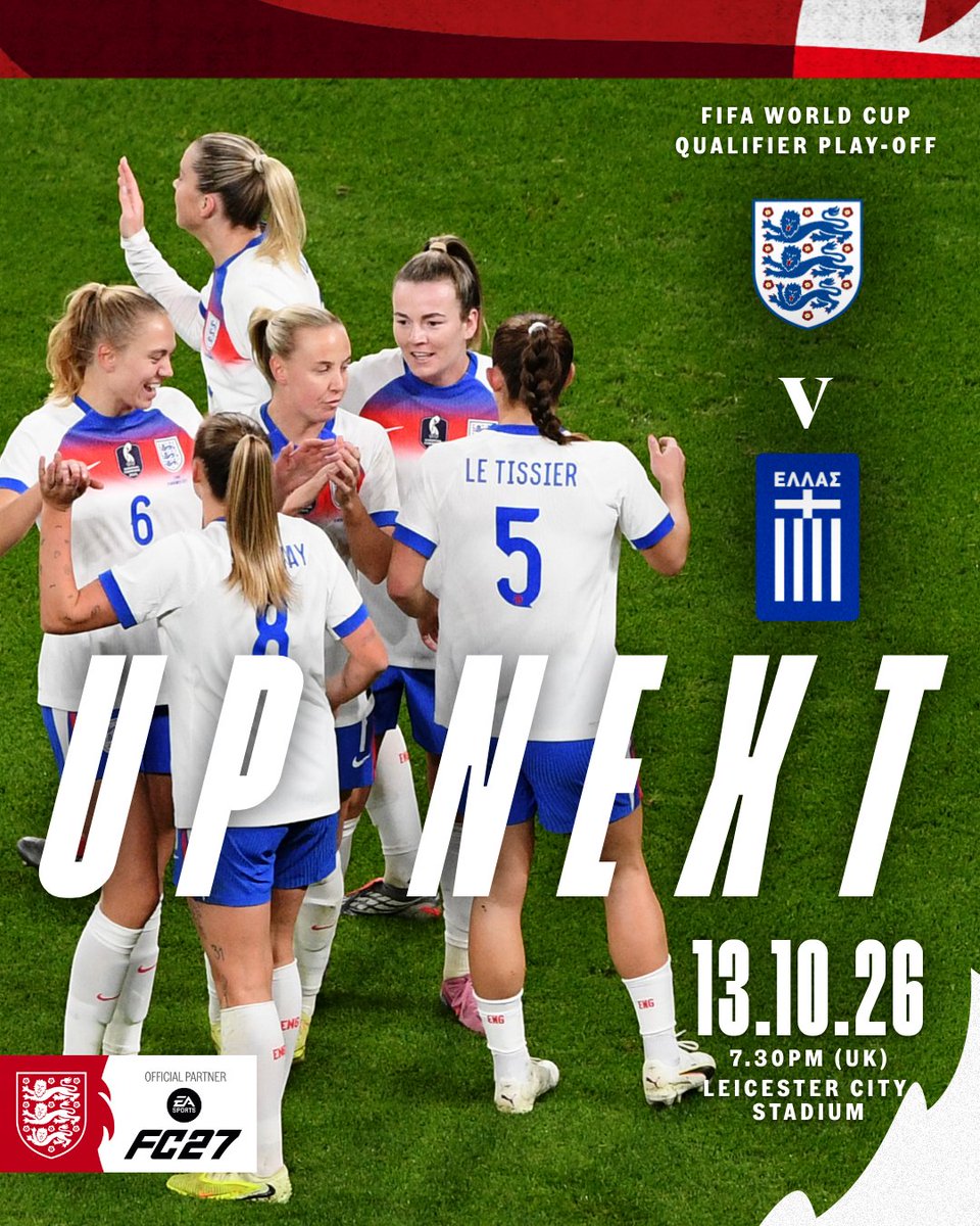 Lionesses's tweet photo. Leicester awaits 💪🇬🇷

#Lionesses | @EASPORTSFC https://t.co/Q8fPrO45UK