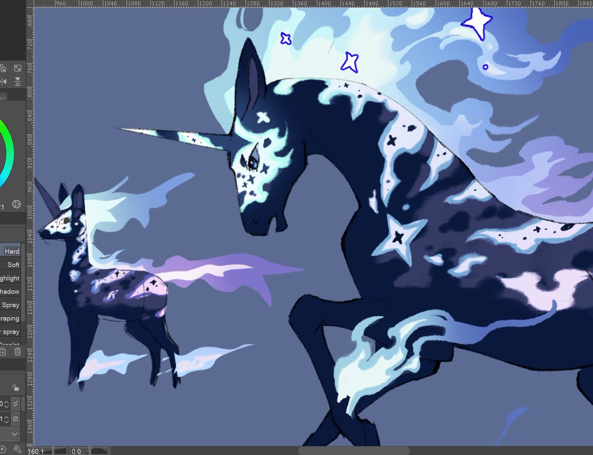 jaywalkings's tweet photo. cosmic rapidash adopt wip ☄️ https://t.co/CD5e7er9Qe