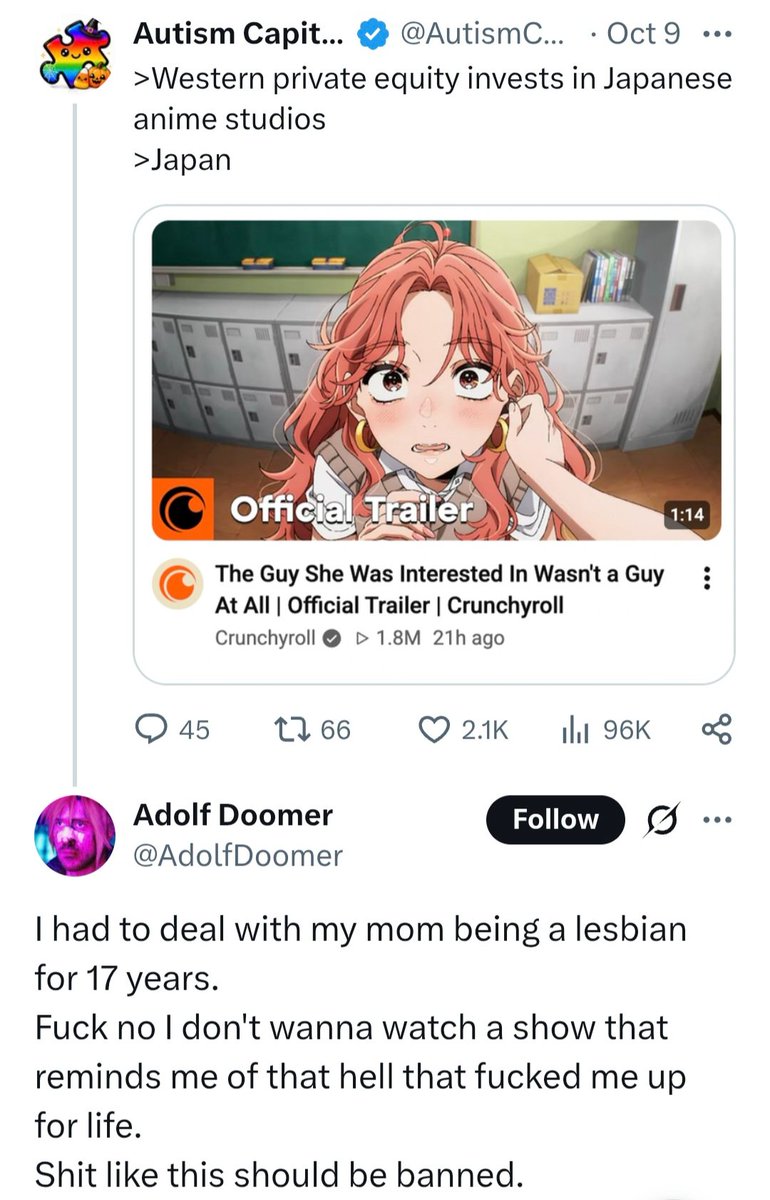 femme_seme's tweet photo. homophobes on this app are such dorks now 😭 https://t.co/ZV77GPhWjM