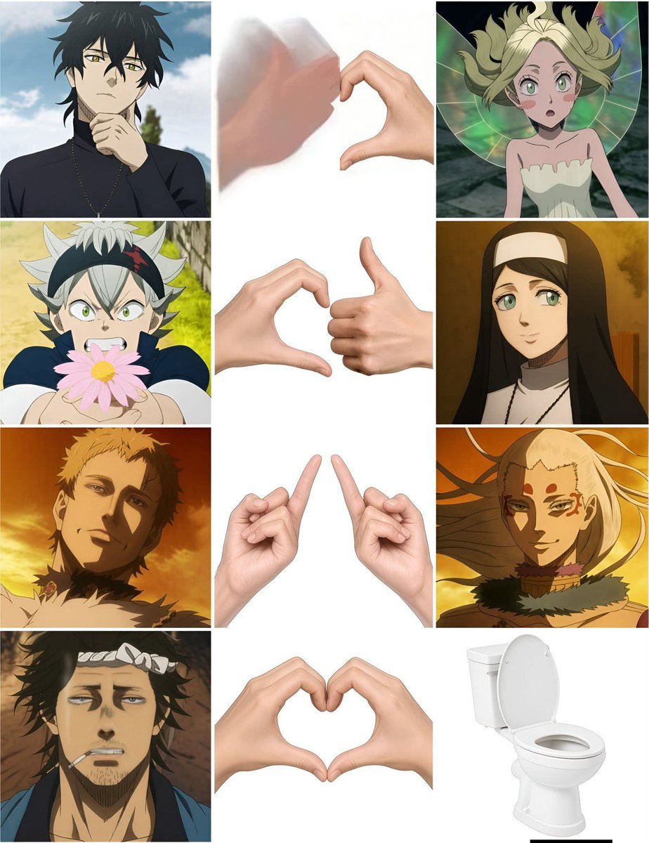 AnimezClub's tweet photo. Relationship in the Black Clover 
#BlackClover https://t.co/vjpKMAv2vd