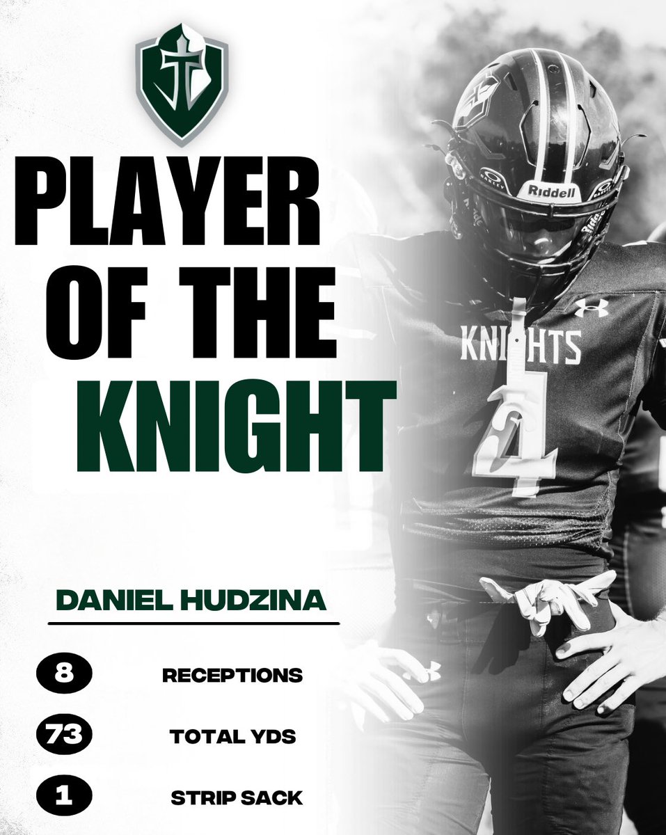 DCKnightsFB's tweet photo. POTK vs. Haverford jv

@DanielHudzina | SR. | WR/DE | #4

#AllDayAllKnight | #DCKnights https://t.co/D3v1cXhuO7