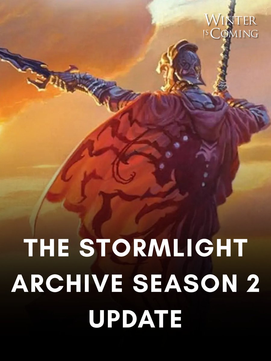 WiCnet's tweet photo. The first season of #BrandonSanderson’s #StormlightArchive adaptation isn’t out yet, but we’re already learning about talks for season 2: 

https://t.co/Yjb3CLz4mL https://t.co/xGL8eD2Z02