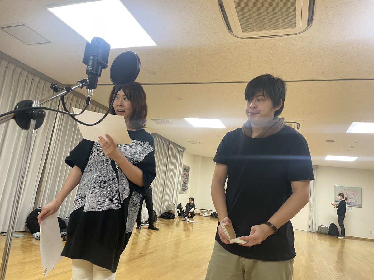 imagiIMAGI's tweet photo. 本日はレコーディングからスタート。いつもと違う緊張感がありましたが、そつなくこなす2人。
その後は、今回初の通し稽古。
いよいよ、本番まで後少し！こちらの方でもご予約受付ております！↓
https://t.co/rZ0UKFxNm7

#いまぎ #IMAGI #侍道殺陣塾 #滋賀の芝居 https://t.co/Tm1TNo2BlO