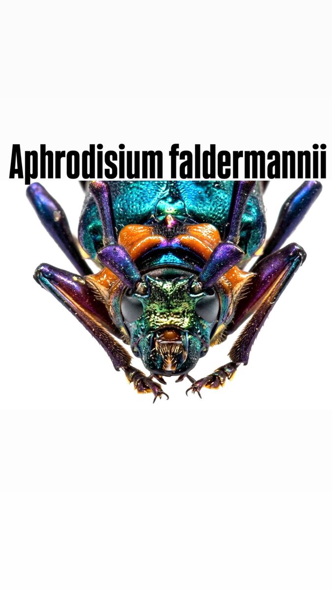 izutain's tweet photo. Aphrodisium faldermannii https://t.co/CWulFmTeYH