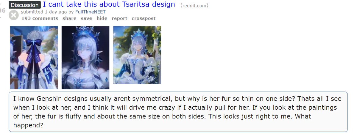 AzureStar110's tweet photo. Lord of Nitpicking. Why is fashion not always symmetrical, it is almost like it is an artistic deliberation to prevent stiff symmetrical, draw attention to small details, literally the most common fashion idea to prevent monotonous design. https://t.co/Xp8Bdrsuru