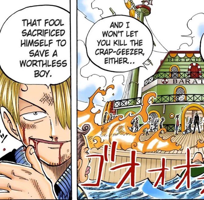 WillofD0sha's tweet photo. #ONEPIECE1195 
El punto máximo de la evolución y desarrollo de personaje ,que capacidad para escribir personajes de oda y deleitarnos de un conflicto interno tan común como es el auto desprecio .
Sin duda su despertar de haki del rey va a ser UNA LOCURA!!🔥🔥🔥 https://t.co/UttRP8rjXL